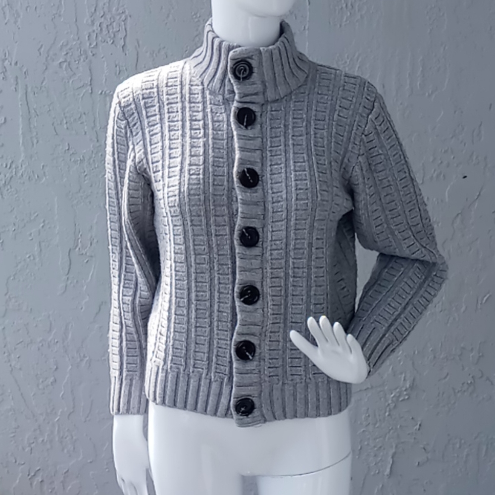 AVVA Ladies Heavy Button Down Turkish Sweater